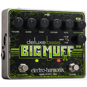 Electro-Harmonix EHX Deluxe Bass Big Muff PI Distortion Sustainer Effects Pedal FX