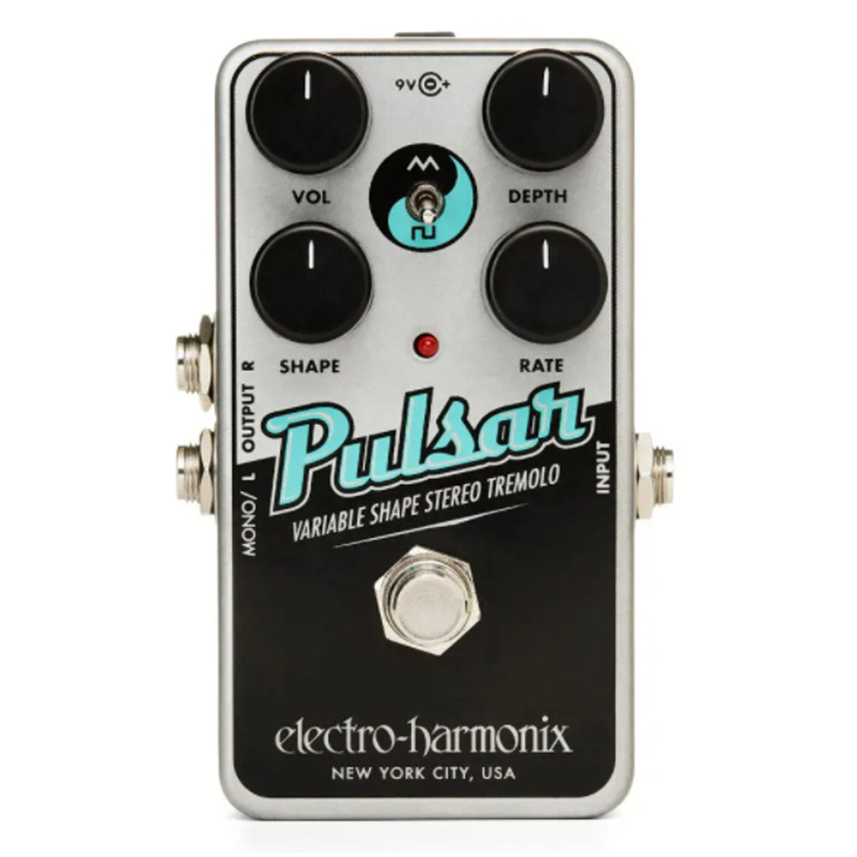 Electro-Harmonix EHX Nano Pulsar Variable Shape Stereo Tremolo Effects Pedal FX