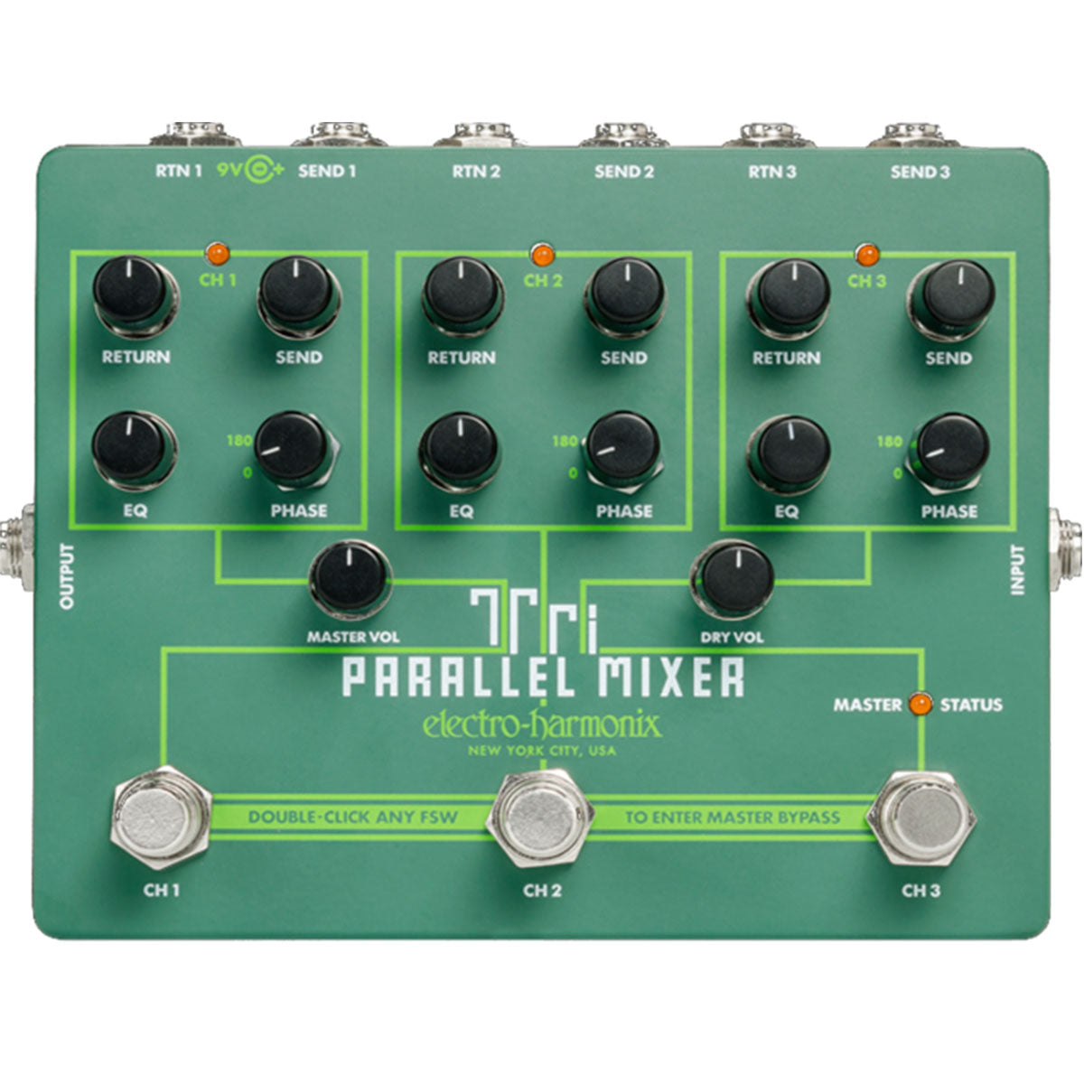 Electro-Harmonix EHX Tri Parallel Mixer Pedal