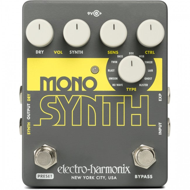 EHX Mono Synth Effects Pedal