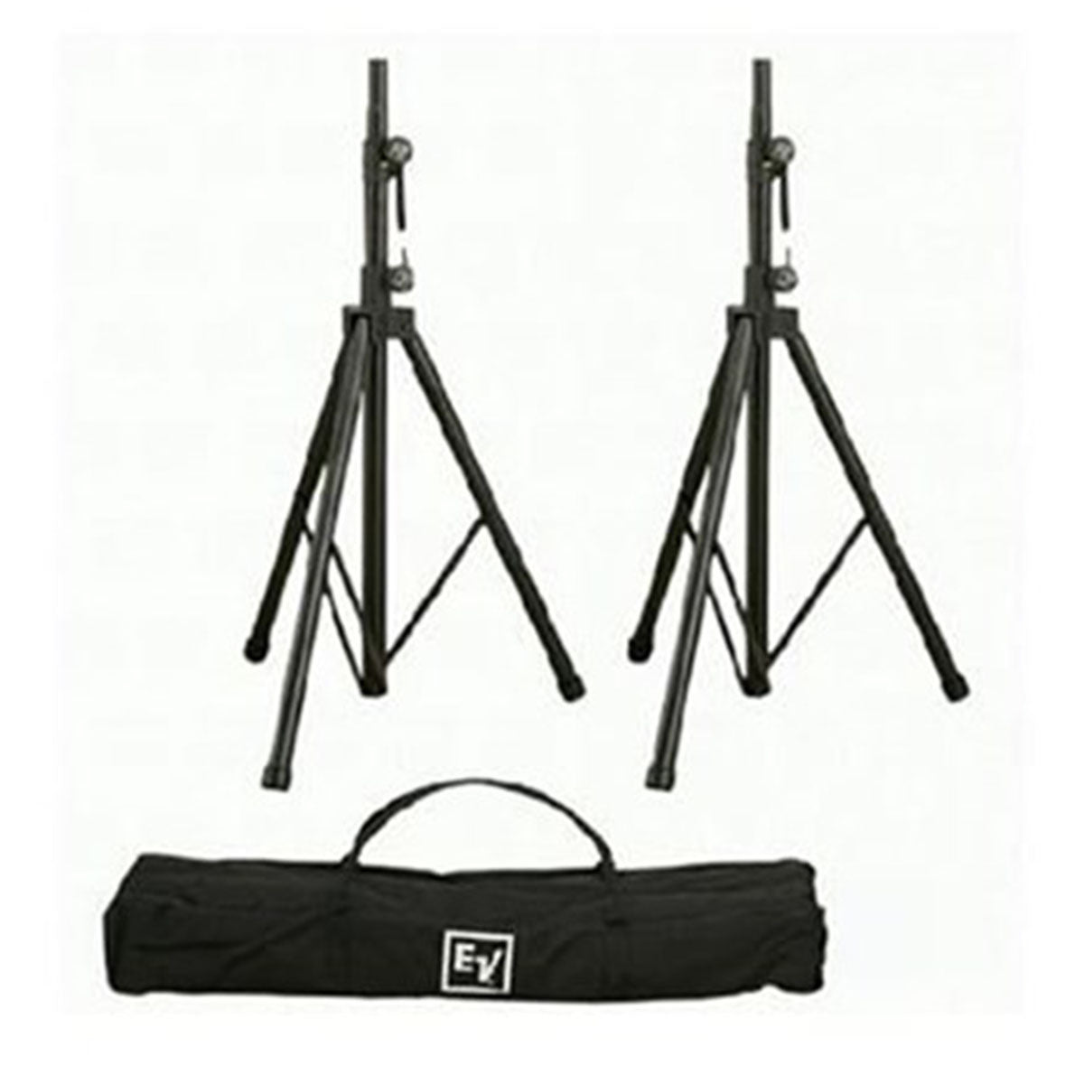 Electro-Voice EV TSP-1 Speaker Stand Pack - 2x TSS-1 Tripod Stands w/ Carrying Case