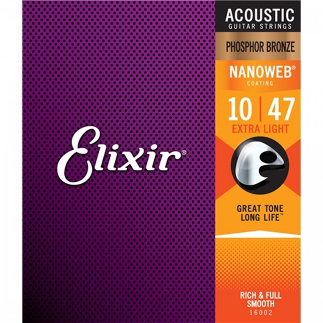 Elixir 16002 Acoustic Guitar Strings