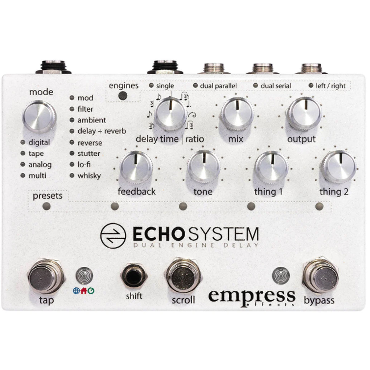 Empress Effects Echosystem Delay Effects Pedal
