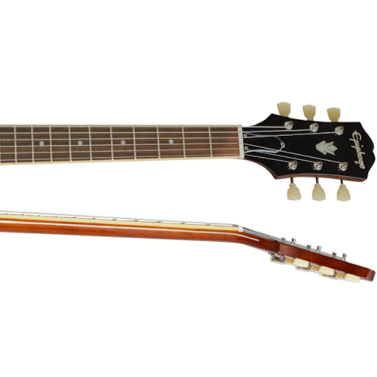 Epiphone ES335 Electric Guitar Semi-Hollow Left Handed Vintage Sunburst - EIES335LVSNH1