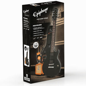 Epiphone Les Paul LP Special E1 Electric Guitar Pack Ebony w/ Orange Crush 12 Amp & Bag & Lead