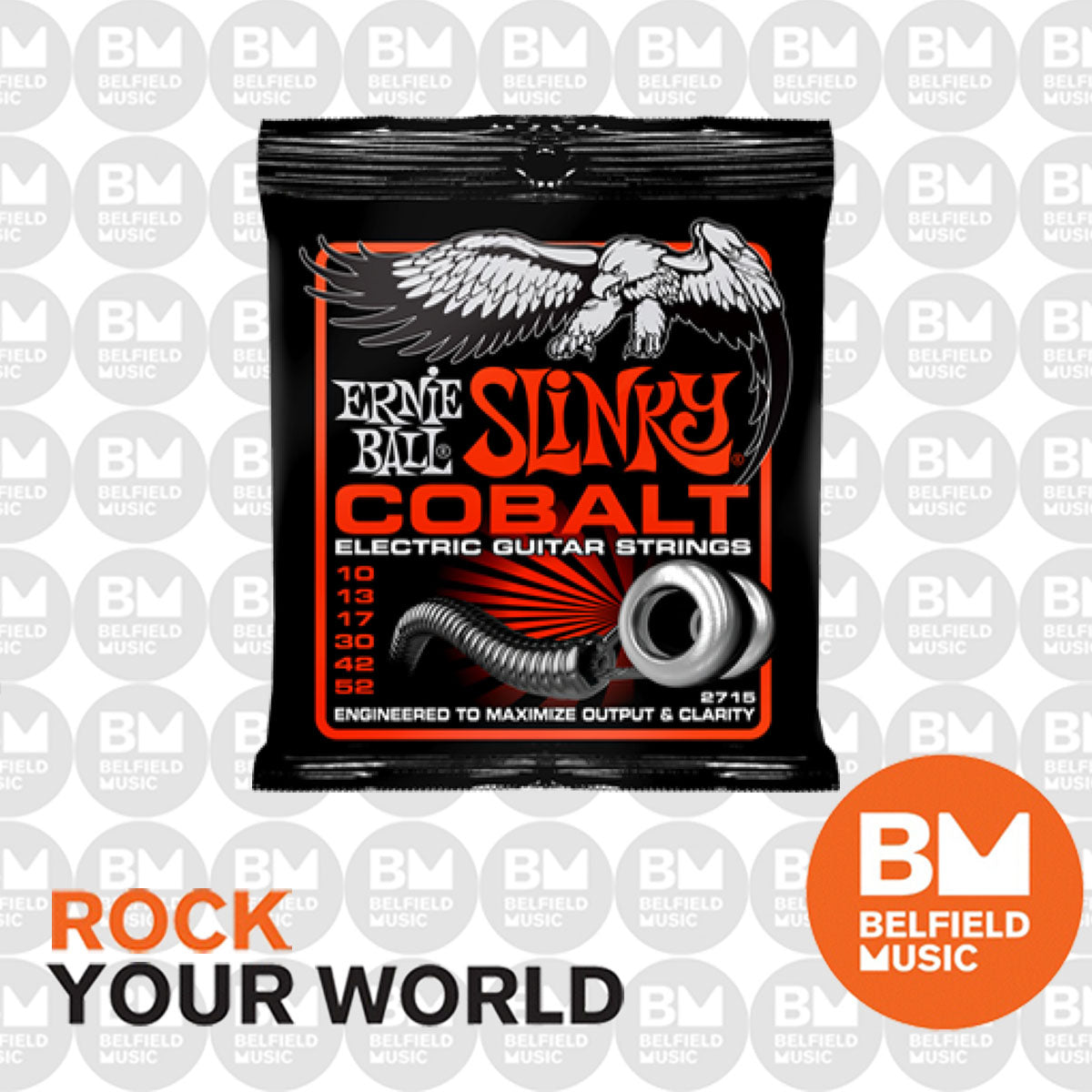 Ernie Ball 2715 Electric Guitar Strings Cobalt Skinny Top Heavy Bottom Belfield Music