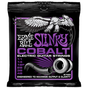 Ernie Ball 2720 Cobalt Electric Guitar Strings Power Slinky 11-48