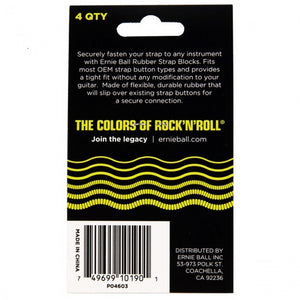 Ernie Ball 4603 Rubber Guitar Strap Blocks