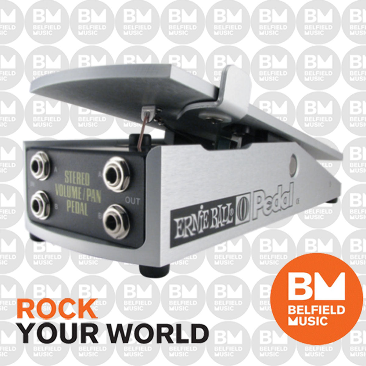 ernie ball pan pedal Ernie Ball 6165 500K Stereo Volume/Pan Pedal (for Both Active