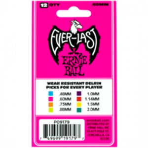 Ernie Ball 9179 Everlast Derlin Picks 12-Pack