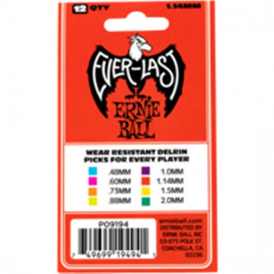 Ernie Ball 9194 Everlast Derlin Picks 12-Pack