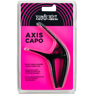 Ernie Ball 9600 Axis Universal Guitar Capo Black Electric & Acoustic