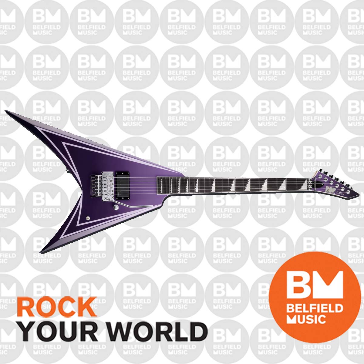 ESP Custom Shop ALEXI HEXED Laiho Signature Electric Guitar Purple