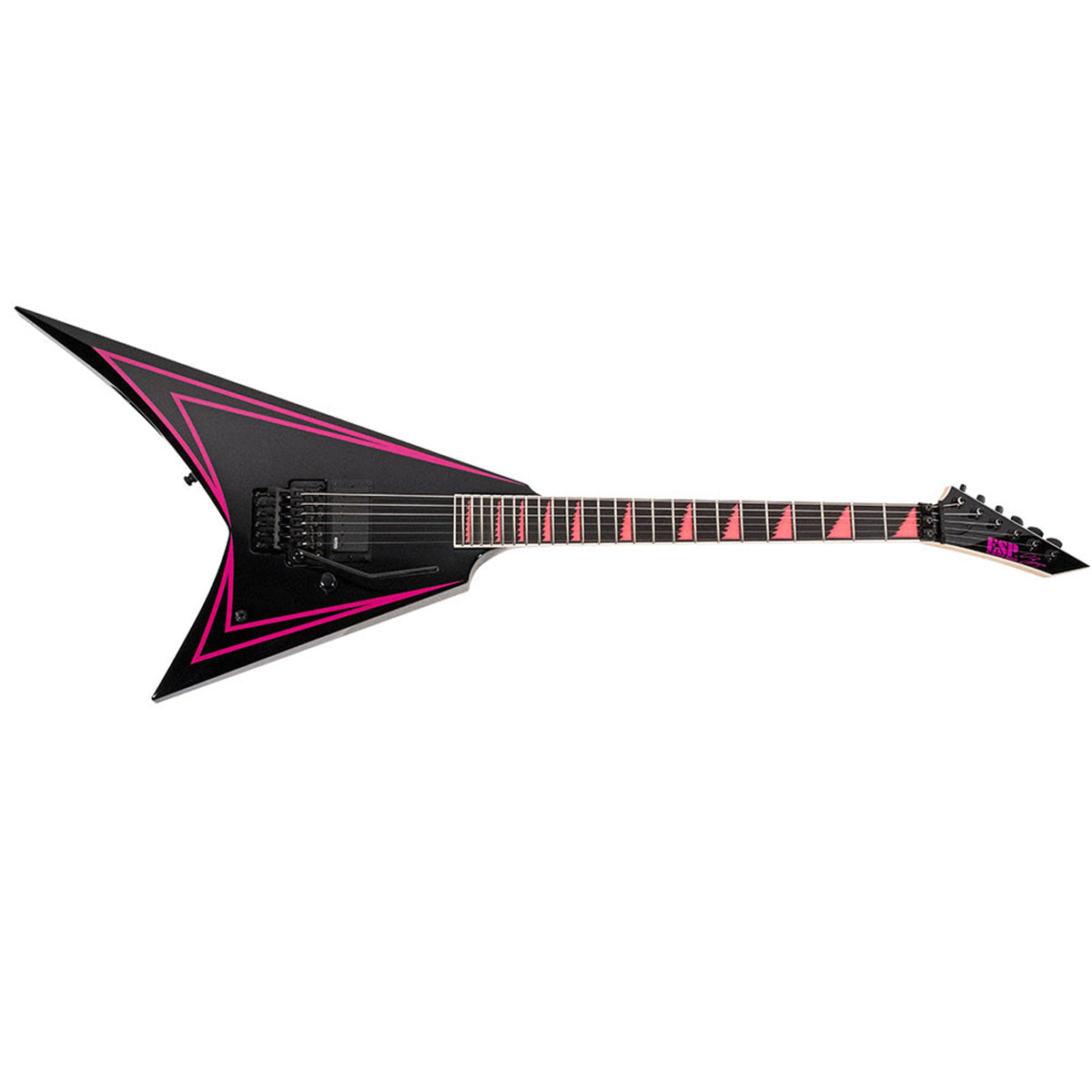 ESP Custom Shop ALEXI SAWTOOTH Laiho Signature Electric Guitar Left Handed Pink