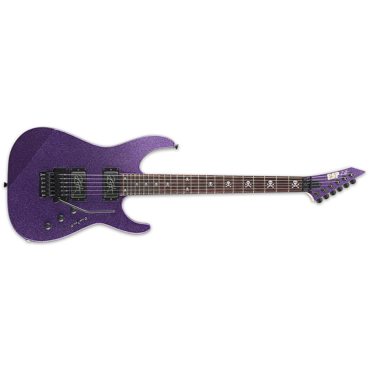 ESP Custom Shop KH-2 Kirk Hammett Signature Electric Guitar Purple Sparkle