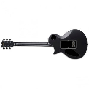 ESP E-II Eclipse Black Satin Electric Guitar Left Handed w/ Evertune Bridge E2-ECETBLKSLH Back