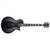 ESP E-II Eclipse Black Satin Electric Guitar Left Handed w/ Evertune Bridge E2-ECETBLKSLH