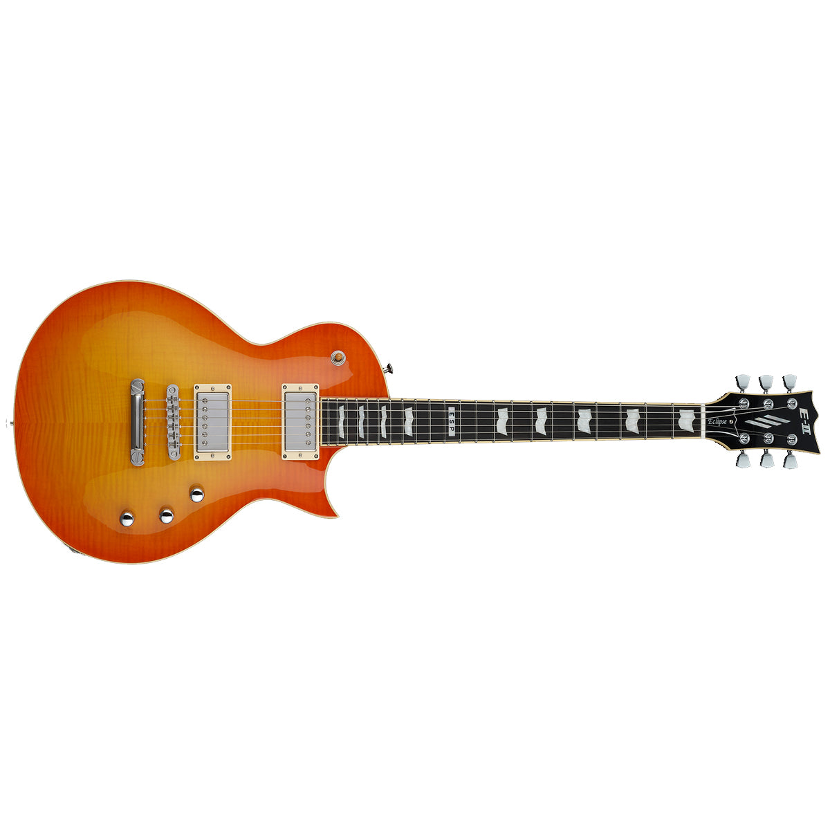 ESP E-II Eclipse Full Thickness Electric Guitar Flamed Maple Vintage Honey Burst w/ Duncans