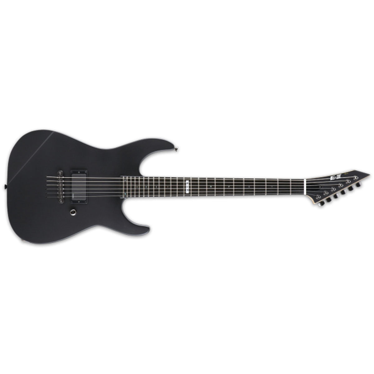ESP E-II M-I THRU NT Electric Guitar Black Satin w/ EMG