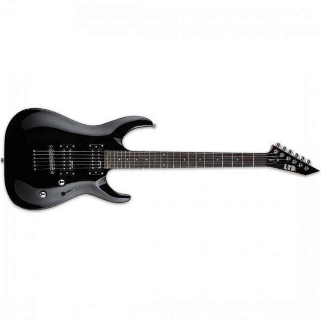 ESP LTD MH-10 Black Electric Guitar Pack w/ Blackstar FLY-3 Amp + Gig Bag + Tuner + Armour Lead