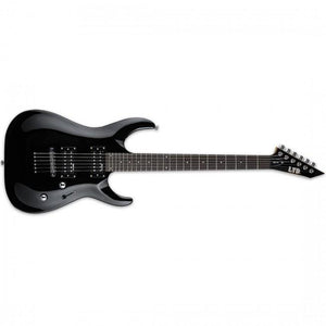 ESP LTD MH-10 Black Electric Guitar Pack w/ Blackstar FLY-3 Amp + Gig Bag + Tuner + USA-3 Lead