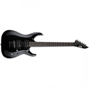 ESP LTD MH-10 Black Electric Guitar Pack w/ Blackstar Debut 10 Amp + Gig Bag + Tuner + USA-3 Lead