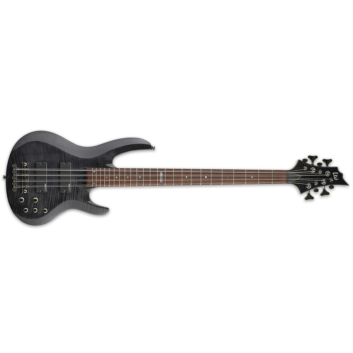 ESP LTD B-208 Bass Guitar 8-String See Thru Black Flamed Maple w/ Active EQ