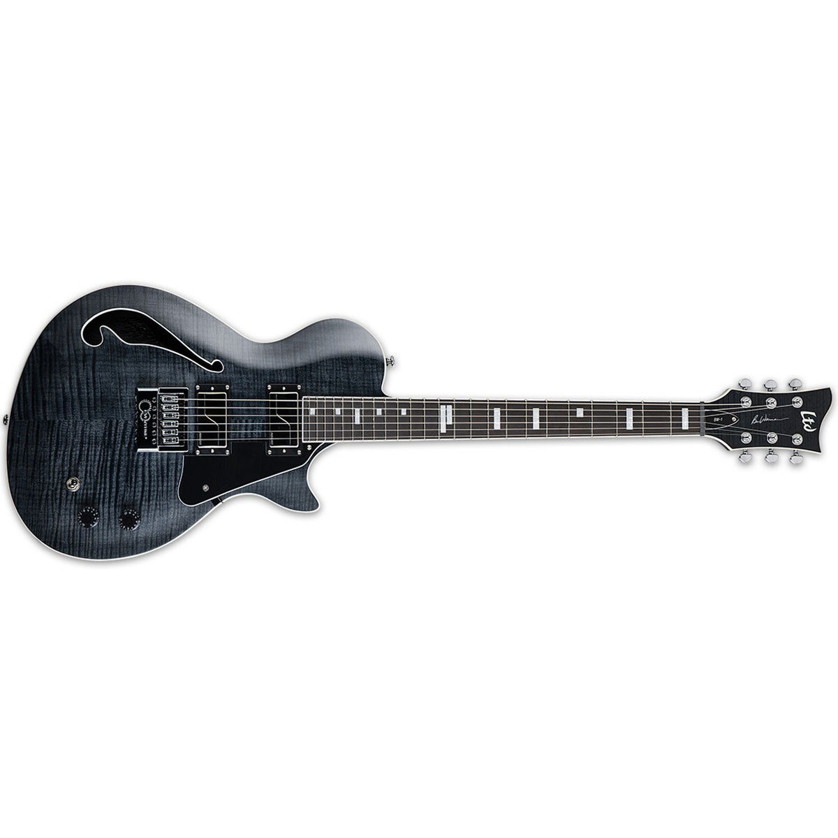 ESP LTD BW-1 EVERTUNE Ben Weinman Signature Electric Guitar See Thru Black