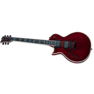 ESP LTD EC-1000 Eclipse Electric Guitar Left Handed See Thru Black Cherry Quilted Maple w/ EMGs