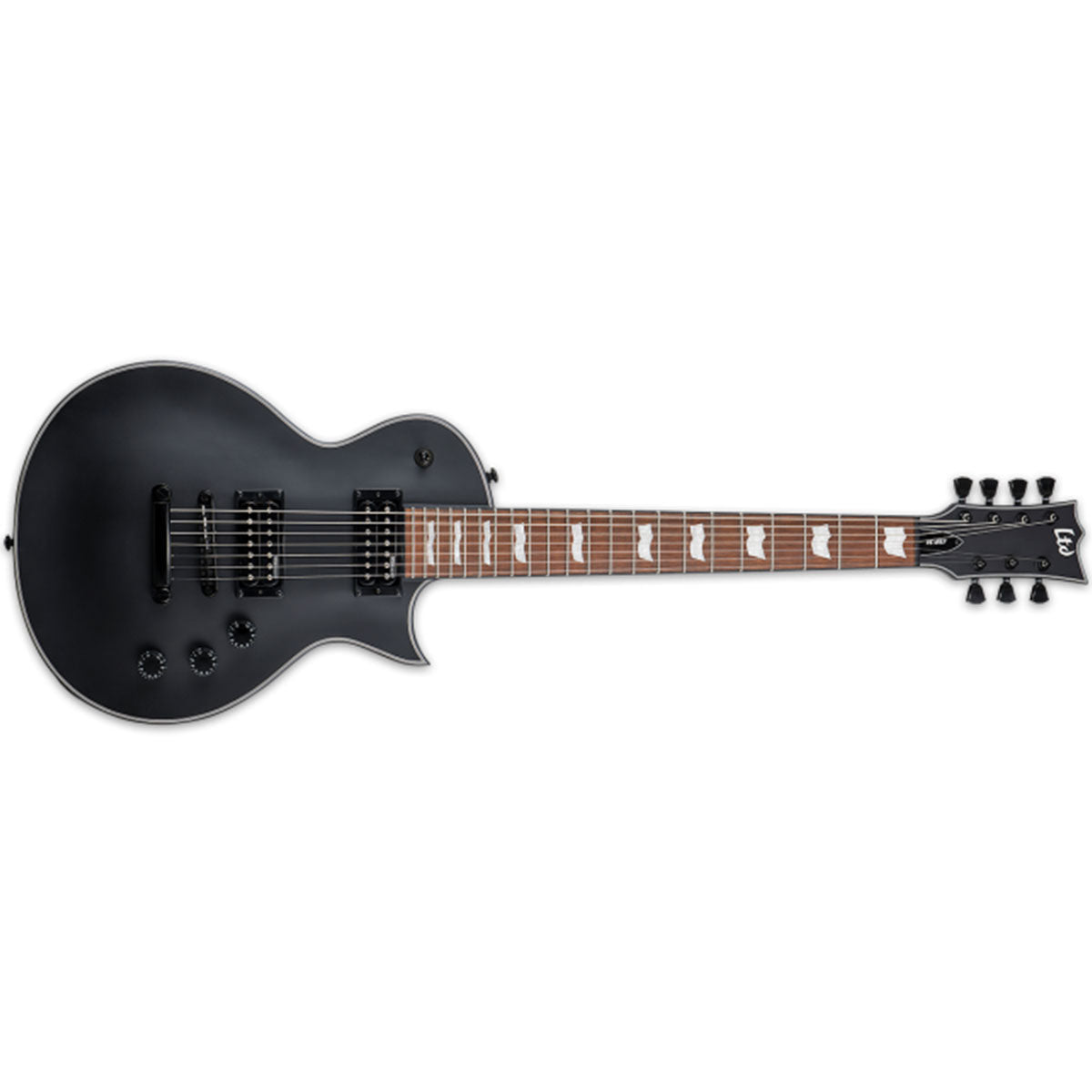 ESP LTD EC-257 Eclipse Electric Guitar 7-String Black Satin