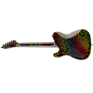 ESP LTD ECLIPSE NT 87 Electric Guitar Rainbow Crackle w/ Duncans - 1987 REISSUE
