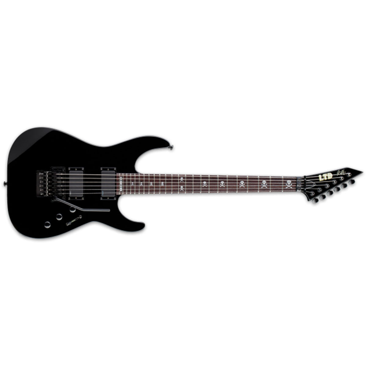ESP LTD KH-602 Kirk Hammett Signature Electric Guitar Black w/ EMGs &amp; Floyd Rose