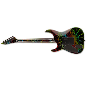 ESP LTD M-1 Custom 87 Mirage Electric Guitar Rainbow Crackle - 1987 REISSUE