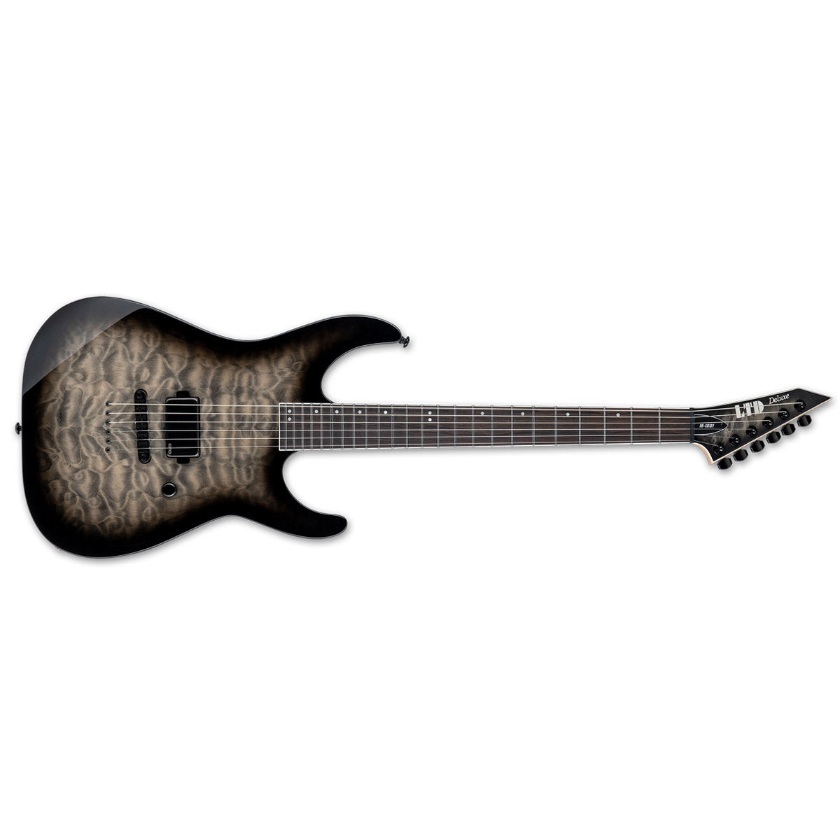 ESP LTD M 1001NT Electric Guitar Charcoal Burst w EMG Belfield