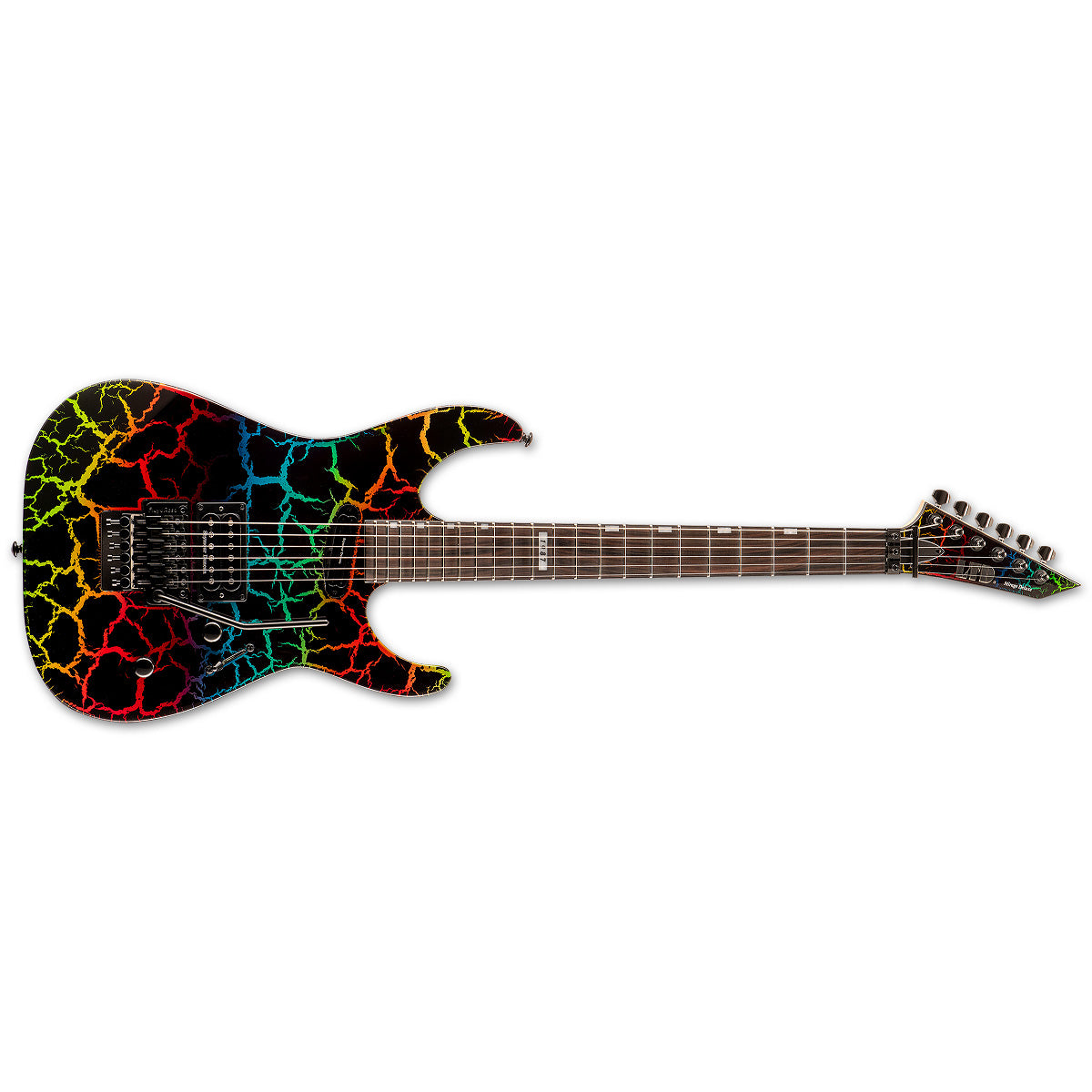 ESP LTD Mirage Deluxe 87 Electric Guitar Rainbow Crackle - 1987 REISSUE - LM-X87RBCRK