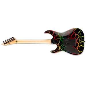 ESP LTD Mirage Deluxe 87 Electric Guitar Rainbow Crackle - 1987 REISSUE - LM-X87RBCRK