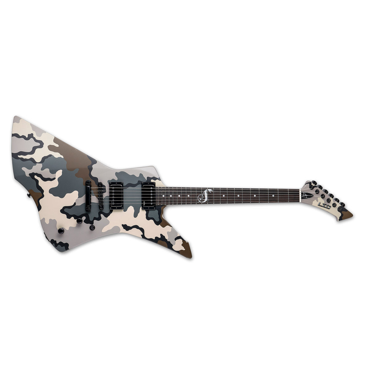 ESP LTD Snakebyte James Hetfield Signature Electric Guitar Kuiu Camo Satin w/ EMGs