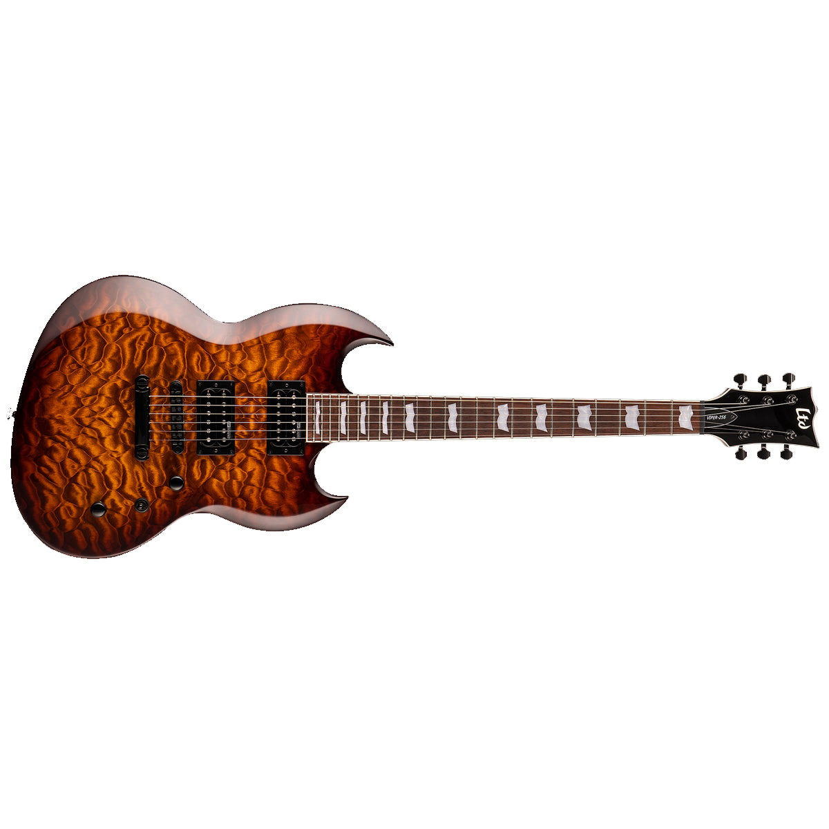 ESP LTD VP-256 Viper Series Electric Guitar Dark Brown Sunburst - LVP-256DBSB
