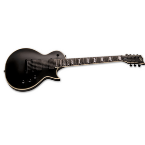 ESP LTD EC-407 Eclipse Electric Guitar 7-String Black Satin w/ EMGs
