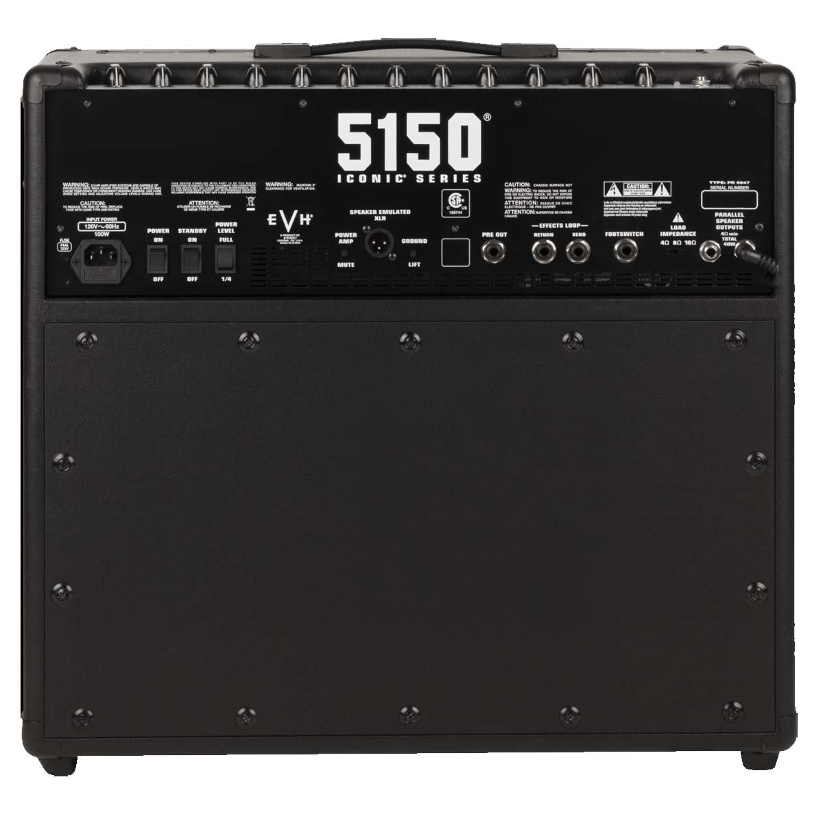 EVH 5150 Iconic Series Guitar Amplifier 40w 1x12inch Combo Amp Black - 2257103010