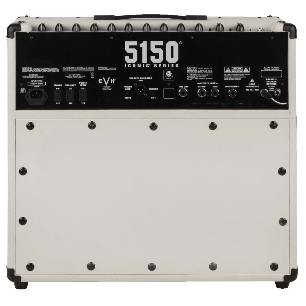 EVH 5150 Iconic Series Guitar Amplifier 40w 1x12inch Combo Amp Ivory - 2257103410