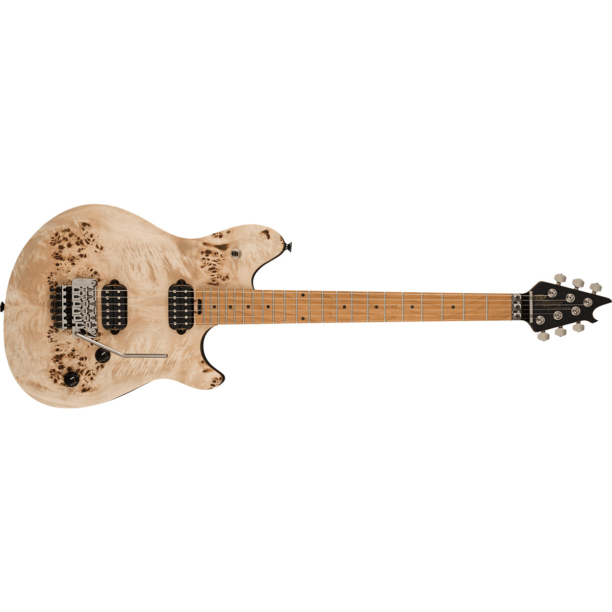 EVH Wolfgang WG Standard Exotic Poplar Burl Electric Guitar Baked Maple FB Natural - 5107003512