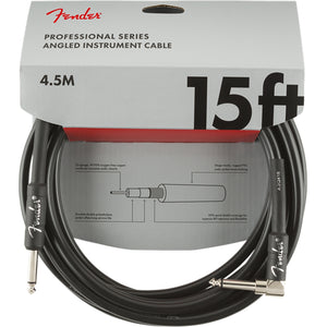 Fender Professional Series Instrument Cable 4.5m (15ft) Straight/Angle - 0990820059