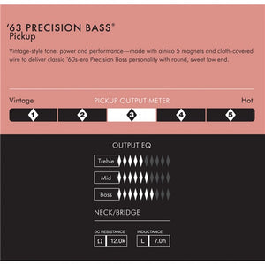 Fender Pure Vintage 63 Precision Bass Pickup