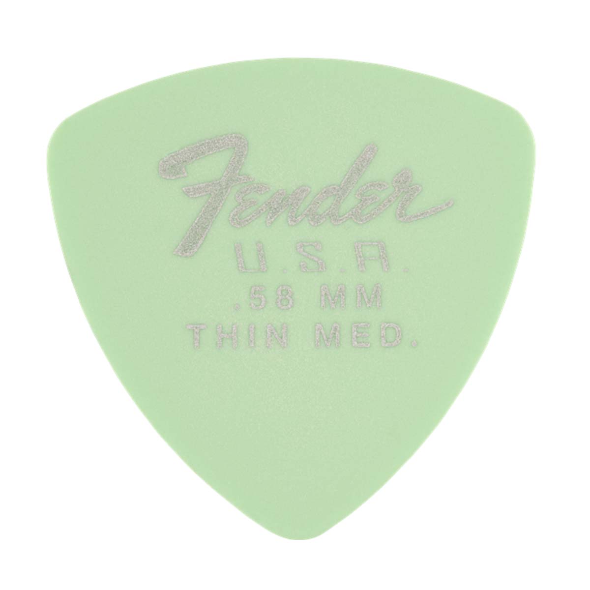 Fender 346 Dura-Tone Derlin Guitar Picks 12-Pack .58 Surf Green - 1987346750