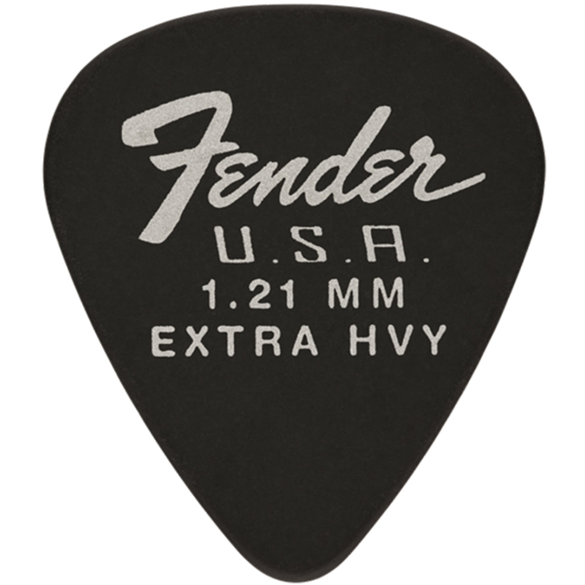 Fender 351 Dura-Tone Derlin Guitar Picks 12-Pack 1.21 Black - 1987351950