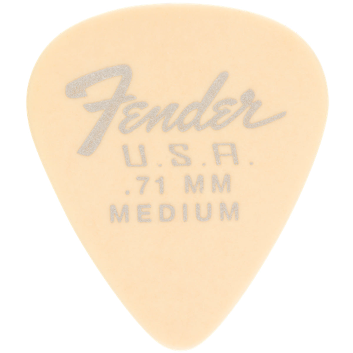 Fender 351 Dura-Tone Derlin Guitar Picks 12-Pack .71 Olympic White - 1987351800