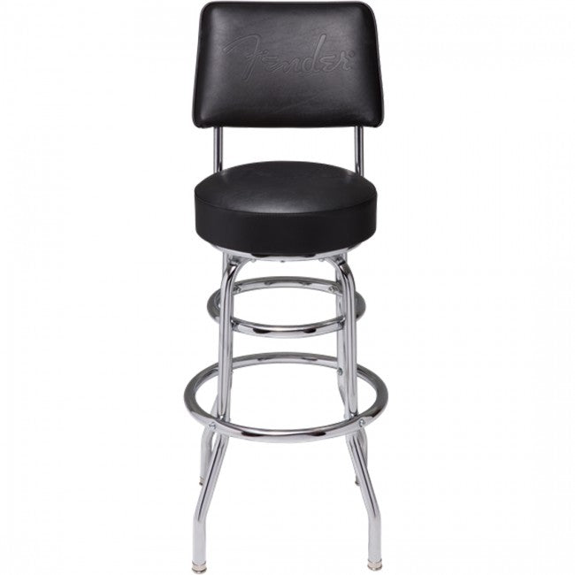 Fender Blackout Guitar Stool 30" Backrest Barstool