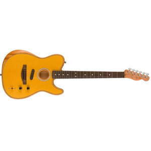 Fender Acoustasonic Player Telecaster Guitar Rosewood FB Butterscotch Blonde - MIM 0972213250