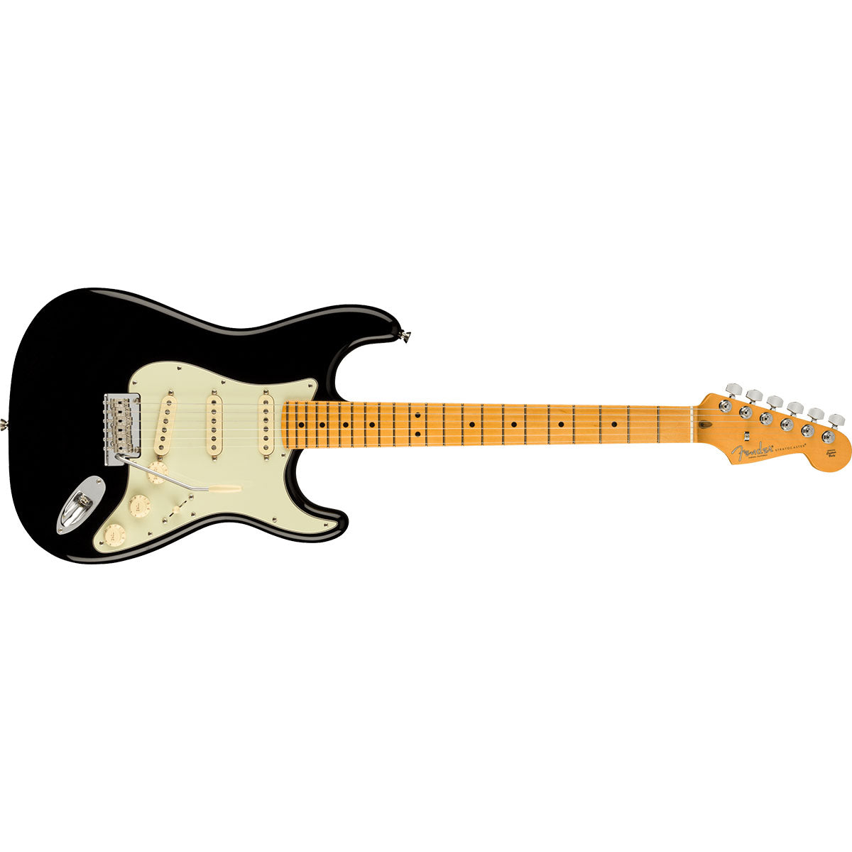 Fender American Professional II Stratocaster Electric Guitar Maple Fingerboard Black - 0113902706